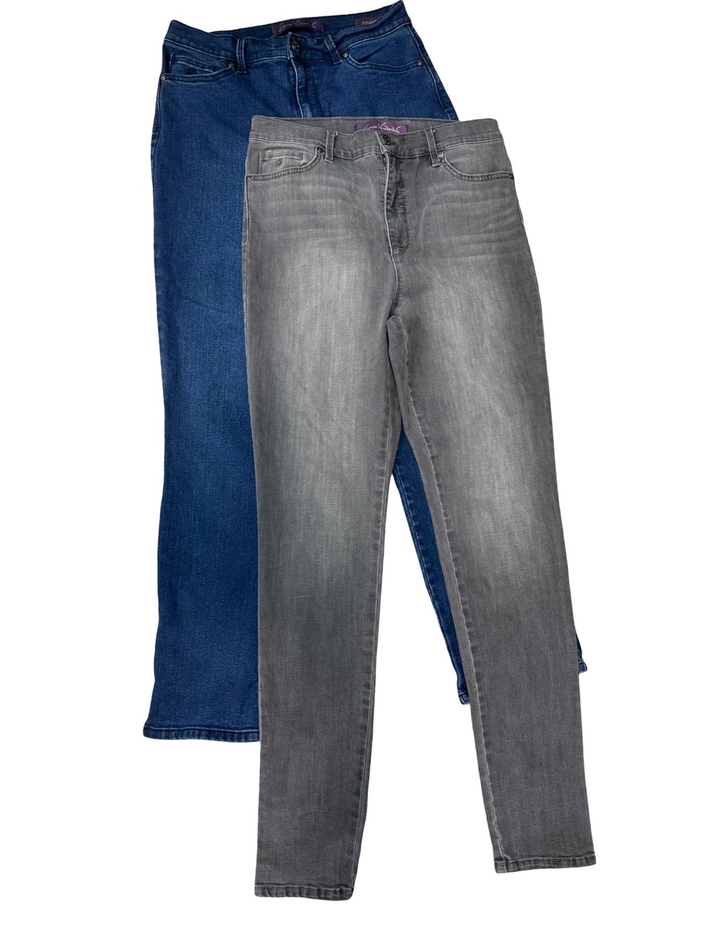 Gloria Vanderbilt Jeans Pair in Blue and Gray